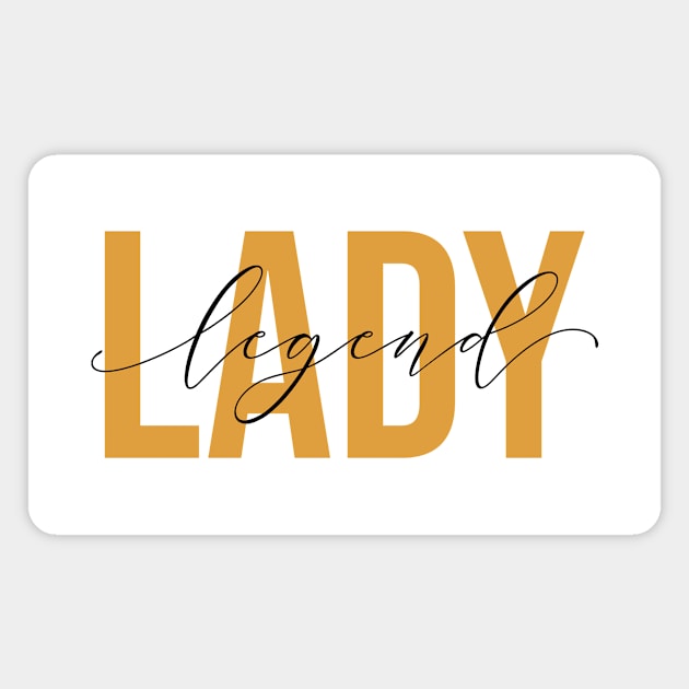 Lady Legend - Gold Magnet by RainbowAndJackson